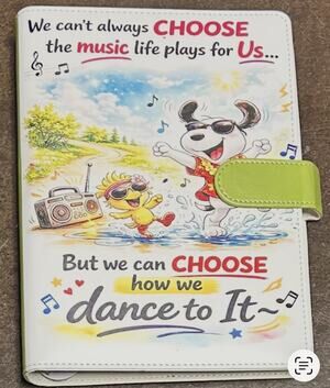 Snoopy size A5 Binder w/ stationery paper